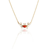 Hanging Crab Necklace