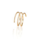 Spiral Diamond Ring