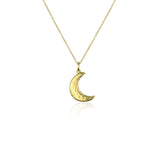 Rough Moon Necklace