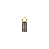 Brown Diamond Dangle Charm