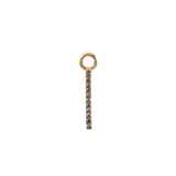 Diamond Bar Diamond Dangle Charm