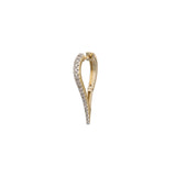 Radiant Curve Diamond Earring - Small