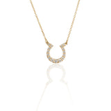 Horseshoe Diamond Pendant